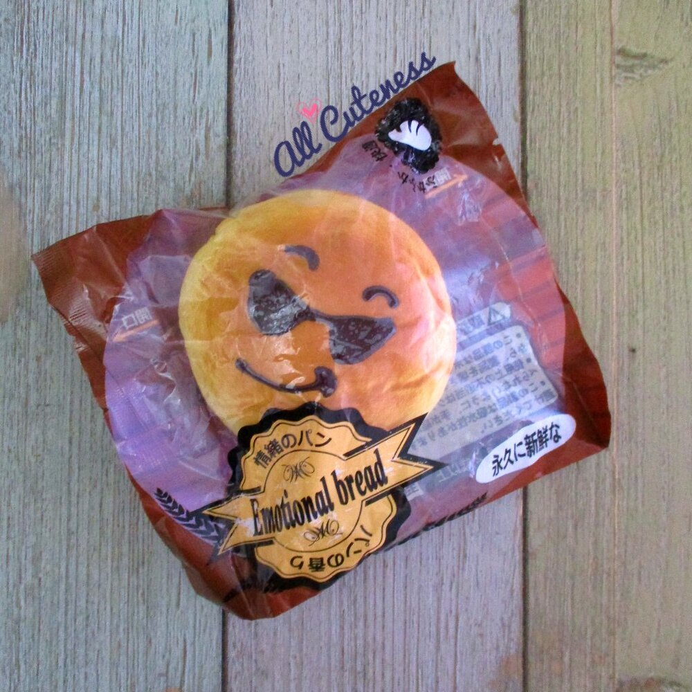 Emotional Bread Sunglasses Emoji Round Bread Bun Squishy Stress Ball Fidget Toy